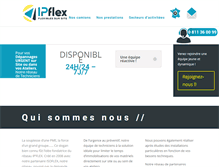 Tablet Screenshot of ipflex.fr